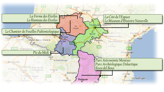 Carte de la route des origines